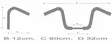 Highway Hawk handlebar 7/8drag wide - Moottoripyörän ohjaustangot - D6457 - 2