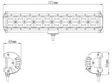 Kinwons Led Kaukovalopaneeli 10-30V 240W Flood - Työvalot - D524247 - 2