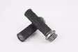 ODI Street V-TWIN Lock-On HART-LUCK Full-Waffle BLACK/Gunmetal/grey - Moottoripyörän kahvakumit - D510197 - 1