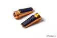 Puig Footpegs Racing+Rubber Rig/Left C/Gold - Moottoripyörän jalkatapit - D300617 - 1