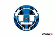 Puig Fuel Cap Cover Radical Bmw C/Blue - Moottoripyörän tarrasarjat - D299467 - 1