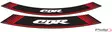 Puig Kit 8 Rim Strips Cbr C/Red - Moottoripyörän vanneteipit - D298667 - 1