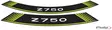 Puig Kit 8 Rim Strips Z750 C/Green - Moottoripyörän vanneteipit - D298697 - 1