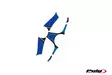 Puig Yoke Protector Bmw F800S 06-11/F800Gs 08-17 C/Blue - Moottoripyörän kaatumatapit - D300407 - 1