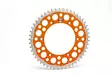 Renthal Takaratas Twinring SX+F 90-HVA 14 50t - Oranssi - Moottoripyörän takarattaat - D445857 - 1