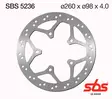 Sbs Jarrulevy Standard - Moottoripyörän jarrulevyt - D241837 - 1