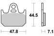 Sbs Jarrupalat Ceramic - Moottoripyörän jarrupalat - D220827 - 1