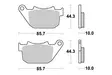 Sbs Jarrupalat Sintered Taakse - Moottoripyörän jarrupalat - D65827 - 1