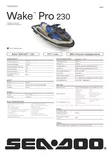 Sea-Doo 26 Wake Pro 230 Sand / Dazzling Blue iDF Audio 10.25 in. Touchscreen - Sea-Doo Tow Sport 2026 - 142727 - 3