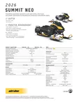 SKI-DOO 26 SUMMIT NEO 600 EFI 55HP - Ski-Doo Keskikokoinen 2026 - 139197 - 3