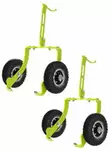 Ski Protec Säädettävä siirtosarja (pari) - Premium Renkailla - Kelkkanostimet ja siirtolaitteet - D441157 - 1