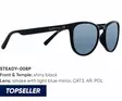 Spect Red Bull Steady Sunglasses black/smoke blue mirror POL - Aurinkolasit - D435027 - 1