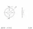 Supersprox / JT Teräs takaratas 1795.22 - Moottoripyörän takarattaat - D32357 - 2