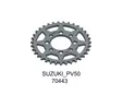 Tec-X Takaratas 35 hammasta (420) Suzuki PV50 - Mopon Takarattaat - D3027 - 2