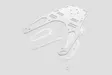 Yakk EXP Luggage rack Husqvarna 701 Enduro/Supermoto (16-25) white - Moottoripyörän laukkujen kiinnityssarjat - D547317 - 1