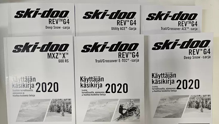 SKI-DOO KÄYTTÄJÄN KÄSIKIRJAT 2020 - Ski-Doo moottorikelkan Lisävarusteet - 137277 - 1