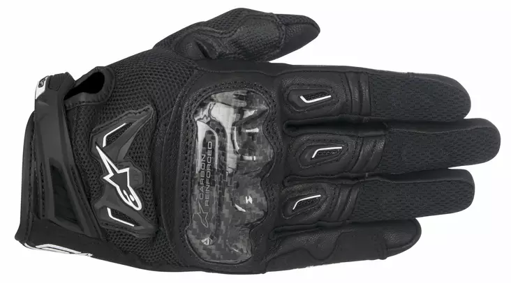 Alpinestars STELLA SMX-2 AIR CARBON V2 GLOVE - BLACK - Moottoripyörähanskat Onroad - D489627 - 1