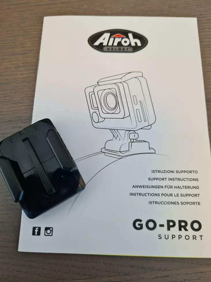 Airoh Aviator 3 Go pro kit - Muut varaosat - D388577 - 1