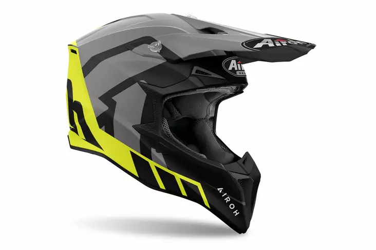 Airoh Kypärä Wraaap Reloaded keltainen matta - Offroad-kypärät - D481077 - 1