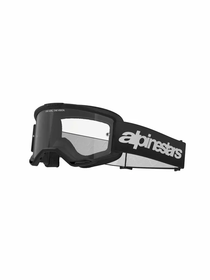 Alpinestars Ajolasit Vision 3 WORDMARK Musta Kirkas - Offroad ajolasit - D500317 - 1