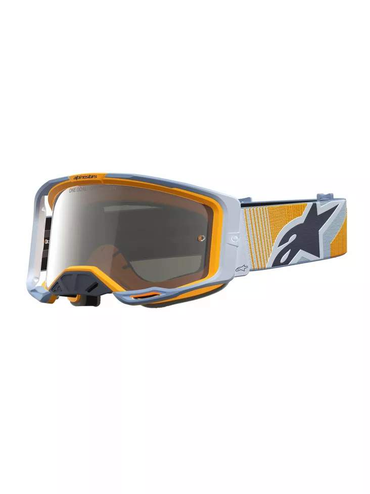 Alpinestars Ajolasit Vision 8 Maven Sininen Oranssi Peili Hopea - Offroad ajolasit - D543987 - 1