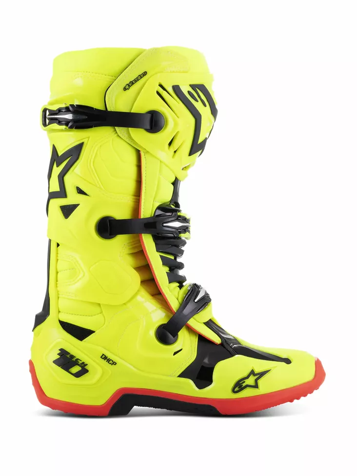 Alpinestars Ajosaapas Tech 10 Fluo Keltainen/Musta - Offroad ajosaappaat - D538247 - 1