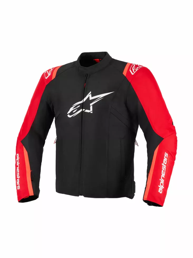 Alpinestars Ajotakki T-SPS v2 Vedenpitävä Musta/Punainen Fluo - Kalvolliset moottoripyörätakit - D520447 - 1