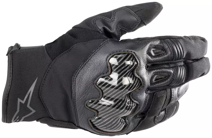 Alpinestars Hanska SMX-1 Vedenpitävä Musta/Musta - Kalvolliset moottoripoyörähanskat - D439047 - 1