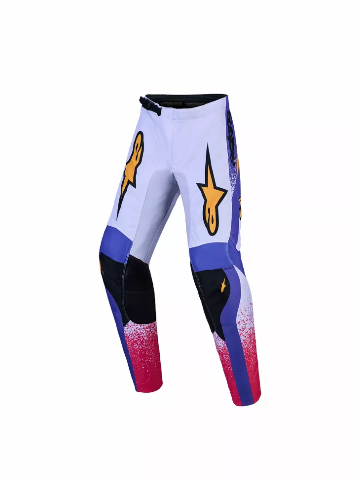 Alpinestars Housut Youth Fluid Drag Lila/Sininen/Kulta - Motocross housut MX - D540937 - 1