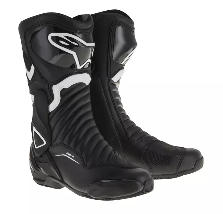 Alpinestars Saapas SMX-6 musta/valkoinen - Moottoripyöräsaappaat - D205577 - 1
