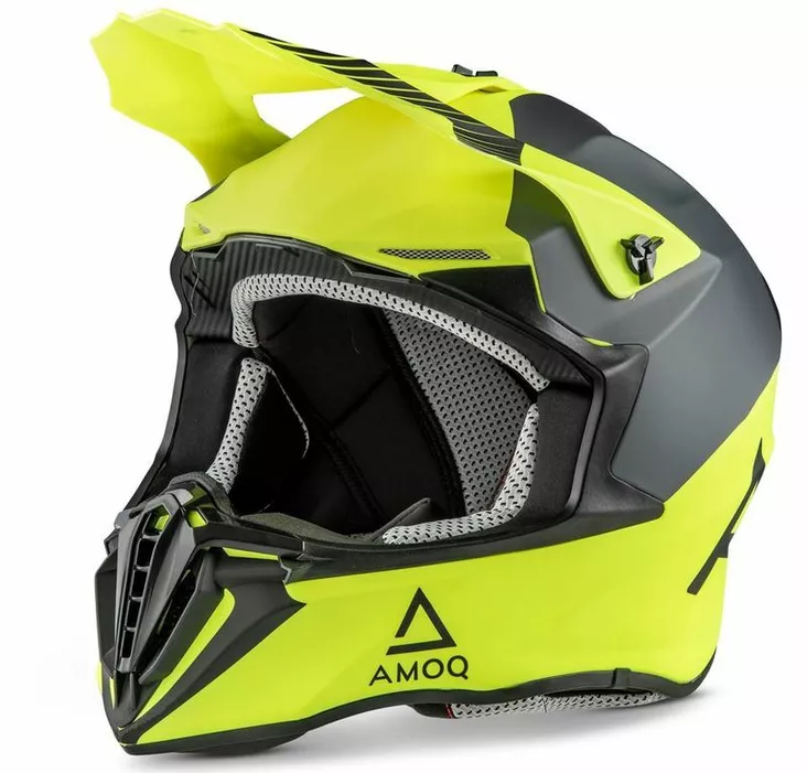 AMOQ Airframe Kypärä HiVis/Harmaa - Offroad-kypärät - 133257 - 1