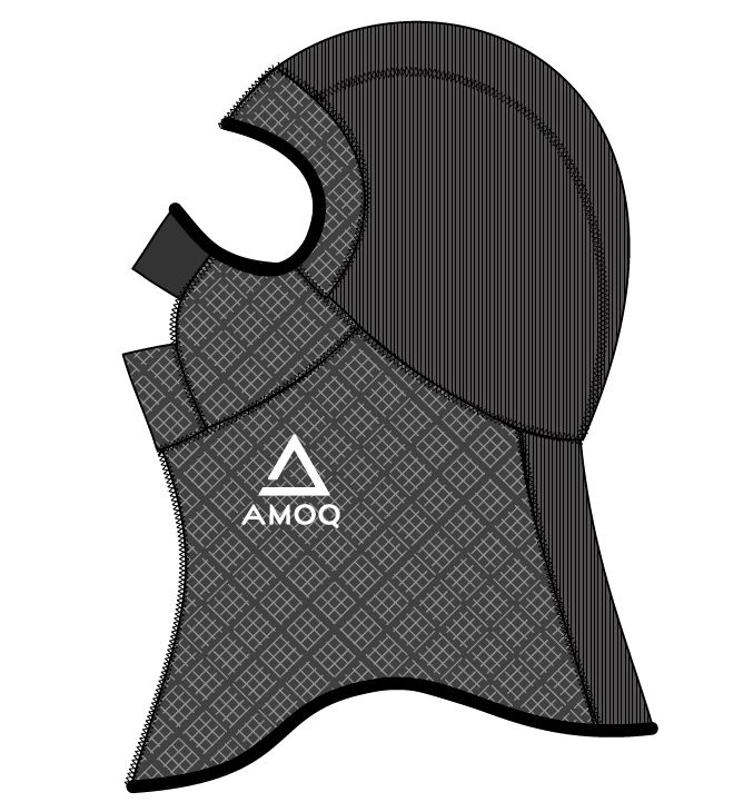AMOQ Balaclava Windstopper Musta - Huput, maskit, huivit - D396547 - 1