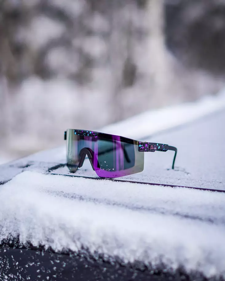 AMOQ Comet Aurinkolasit Musta Splash - Lila Peili - Aurinkolasit - D410537 - 1