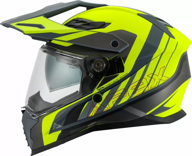 AMOQ Kypärä AI100 Mojave harmaa/keltainen - Adventure-kypärät - D537107 - 1