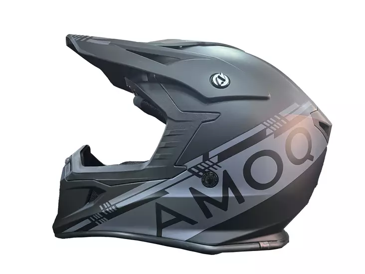 AMOQ Kypärä Meteor V2 Musta/Harmaa - Offroad-kypärät - D475197 - 1
