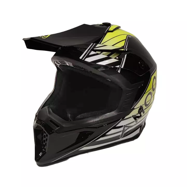 AMOQ Meteor V2 Helmet Axis Musta/keltainen kiiltävä - Offroad-kypärät - D517337 - 1