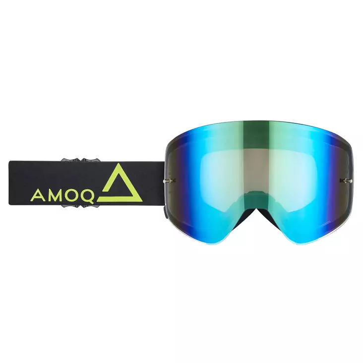 AMOQ Vision Magnetic Crossilasit Black-HiVis - Gold Mirror - Offroad ajolasit - D434047 - 1