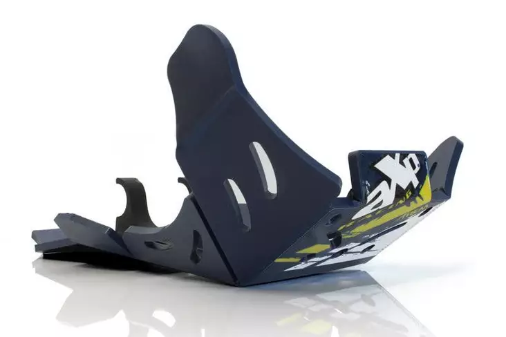 AXP Xtrem HDPE Skid Plate Blue Husqvarna FE250/FE350 17-23 - Moottoripyörän pohjapanssarit - D343097 - 1