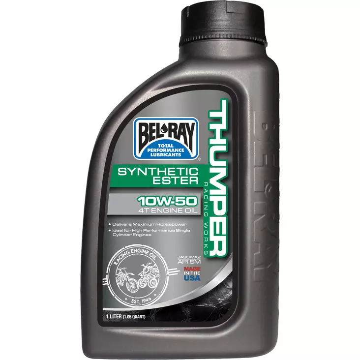 Bel-Ray Thumper® Racing Works Synthetic Ester 4T 10W-50 1L - 4-tahtiöljyt - D105137 - 1