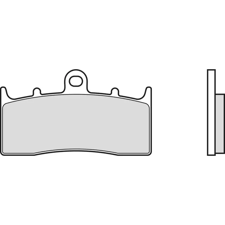 Brembo Jarrupalat Eteen Sintered Road - Moottoripyörän jarrupalat - D105227 - 1