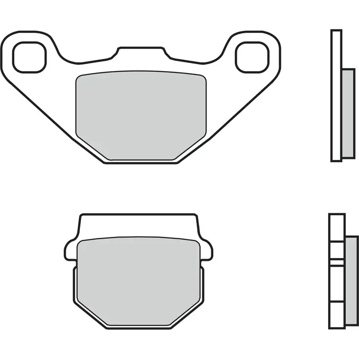 Brembo Jarrupalat Sintered Off-Road - Moottoripyörän jarrupalat - D83937 - 1