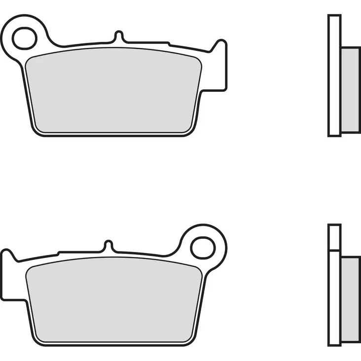 Brembo Jarrupalat Sintered Off-Road - Moottoripyörän jarrupalat - D83997 - 1