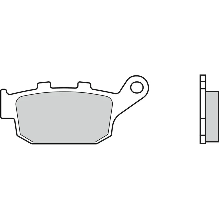 Brembo Jarrupalat Taakse Sintered Road - Moottoripyörän jarrupalat - D83917 - 1