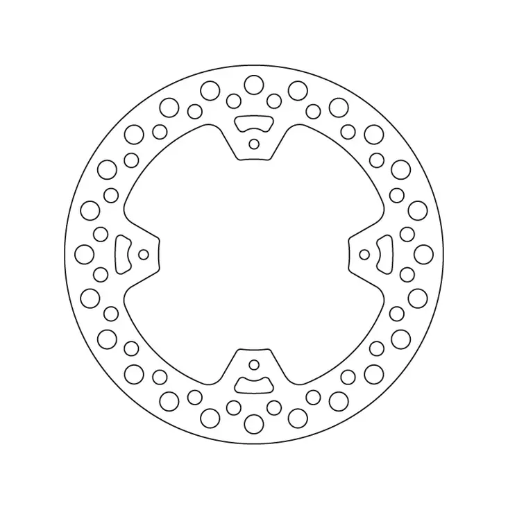 Brembo Serie Oro jarrulevy - Moottoripyörän jarrulevyt - D122867 - 1