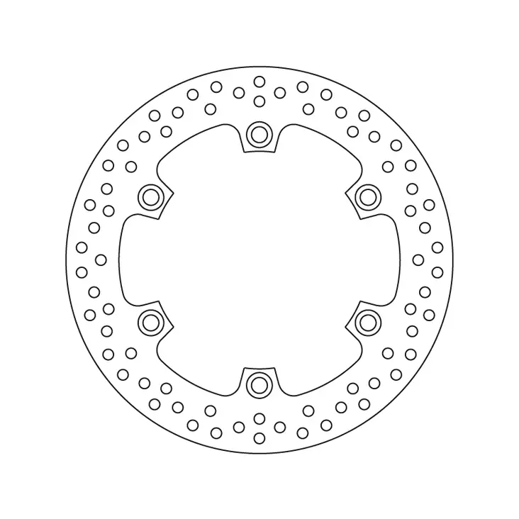 Brembo Serie Oro jarrulevy - Moottoripyörän jarrulevyt - D122877 - 1