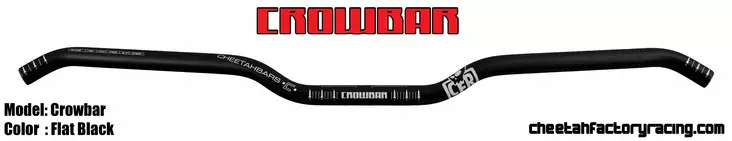 CFR Crow Ohjaustanko Flat Musta - Moottorikelkan ohjaustangot - D304417 - 1