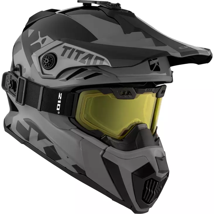 CKX Kypärä + Goggles TITAN Airflow Extra Harmaa - Offroad-kypärät - D446507 - 1