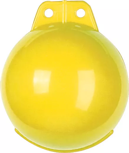 Dan-Fender Merkkipoiju keltainen Ilmatäytteinen Halkaisija 160mm - Veneen Lepuuttajat - D540347 - 1