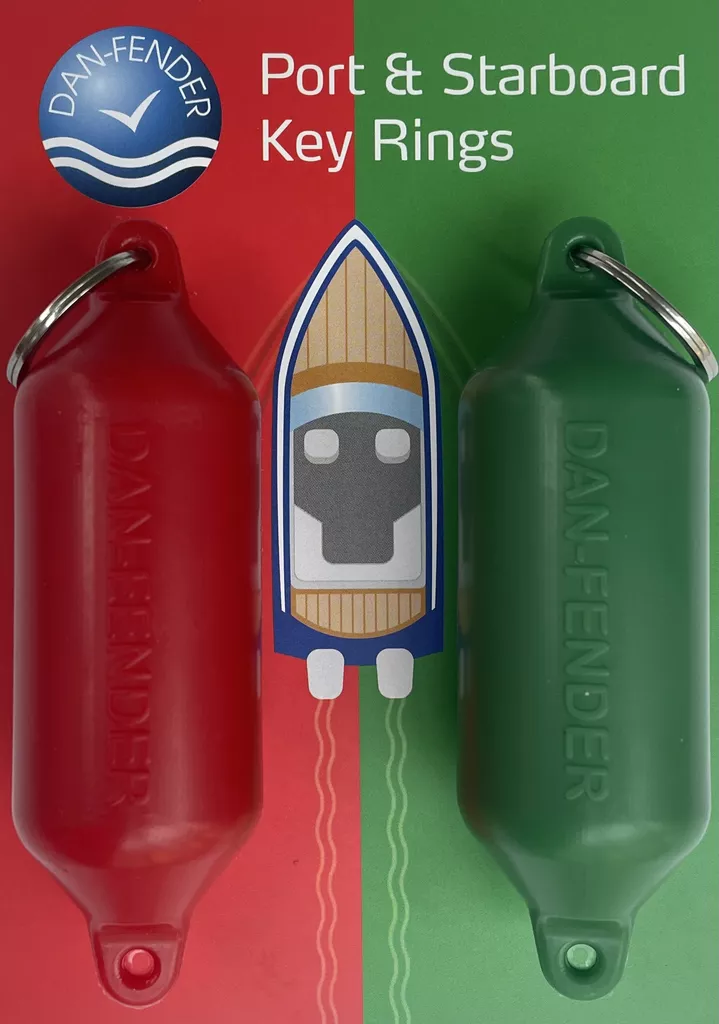 Dan-Fender paapuuri & styyrpuuri avaimenperä - Veneen Lepuuttajat - D540367 - 1