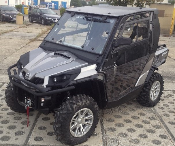 DFK Täysi Ohjaamo Lämmöllä + pyyhin/pesin Can-Am Commander 2014- - DFK Lämpöhytit - D434857 - 1
